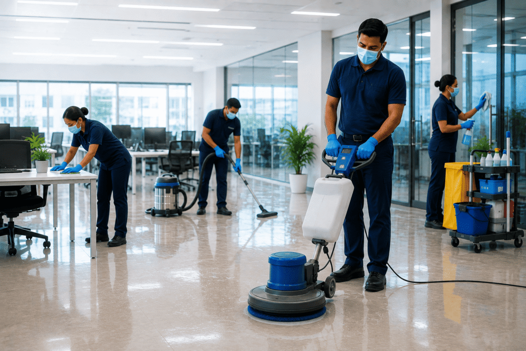 Scheduled Commercial Cleaning Dubai